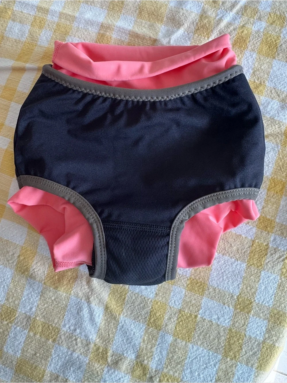 Splash About Floral Swim Nappy with Coral Trim